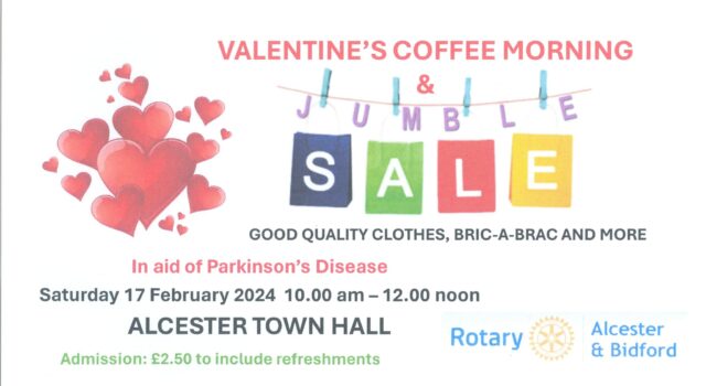 Valentine’s Coffee Morning & Jumble Sale