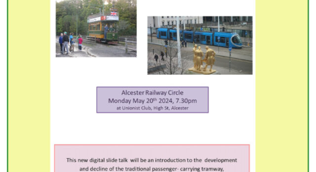 Alcester Railway Circle Monthly meeting with speaker